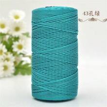 2 Pcs 1.5mm X 240 Yards Nylon Mesh Cord, 2 Pieces Set, Versatile Crafting Yarn Suitable For Knitting, Crochet, Hats, Bags, Wallets, Shoes, Plant Hangers, 100% Nylon, Multi-Color Options