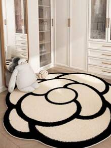Style Ins ! Tapis de luxe personnalisé mode haute qualité en fausse cachemire, motif de rose nouvelle polyvalent et élégant. Tapis pour berceau, chevet, salon, chambre, salle à manger, buanderie, entrée. Plusieurs tailles, couleurs vives, texture douce et délicate de haute qualité, peau-friendly