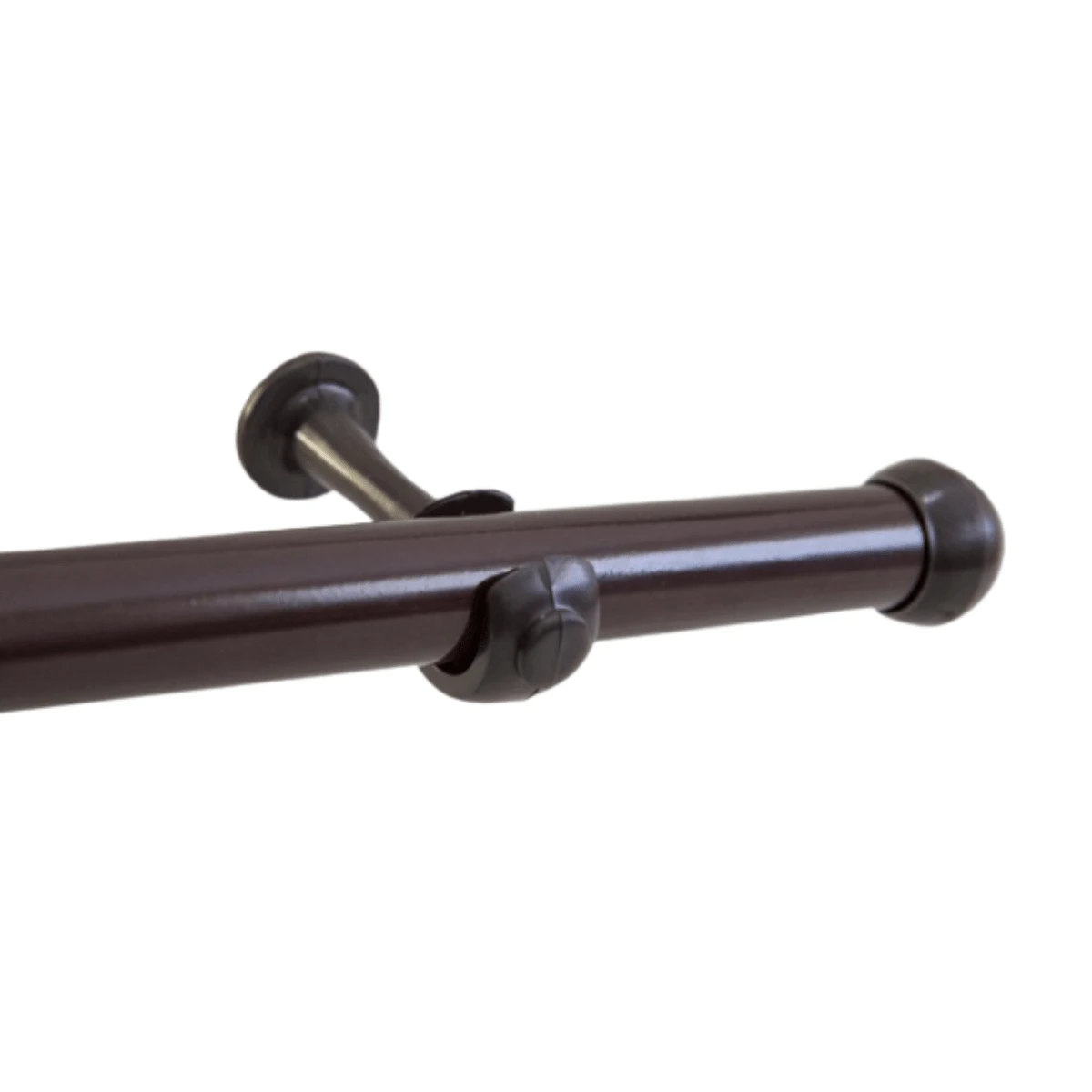 Curtain Rod 2.50 Meters 28mm With End And Support Bedroom Living Room Curtain Rod - 棕色的 - 查看 1