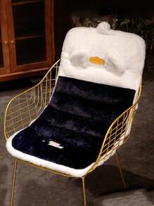 1 件带系带的椅垫，柔软厚实的座垫，适合办公椅，冬季使用 - 均碼 - 查看 2