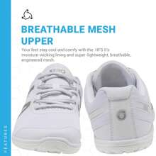 Xero Shoes Shoes 女用赤腳跑鞋 | | HFS II 女士跑鞋 |女式極簡、零落差、寬趾盒鞋 |白色，尺寸 10 - 白色 - 查看 4