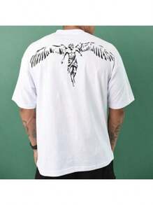 Oversized Shirt Streetwear Oversize Wide Shirt #003 - White - View 2