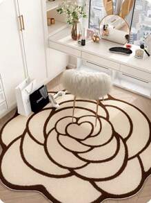 Style Ins ! Tapis de luxe personnalisé mode haute qualité en fausse cachemire, motif de rose nouvelle polyvalent et élégant. Tapis pour berceau, chevet, salon, chambre, salle à manger, buanderie, entrée. Plusieurs tailles, couleurs vives, texture douce et délicate de haute qualité, peau-friendly