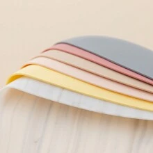 Edible-Grade Soft Silicone Multi-Color Anti-Spill Bibs, Stain Resistant, Shatter Proof, Easy To Carry, Essential For New Parents - Multicolor - View 5