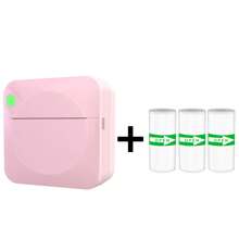 Inkless Thermal Printer, Portable Mini Wireless Label Printer With 3 Paper Rolls, Portable Mini Inkless Sticker Printer, Sticker Maker Receipt Printer For Labels, Receipts, Photos, Notes, Compatible With IOS And Android