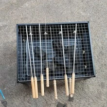 1 Pieza Parrilla plegable portátil para barbacoa, Parrilla plegable sin humo, Estufa de carbón grande - Suministros para barbacoa de camping y picnic al aire libre