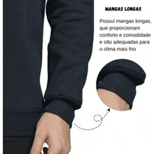 Plain Crew Neck Sweatshirt Unisex Cotton Men's Women's Coat Offer - White - View 4