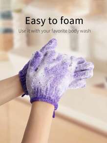 Exfoliating Gloves, 10 Colors Double Sided Exfoliating Gloves For Beauty Spa Massage Skin Bath Body Scrub Bath Accessories. Exfoliating Bath Gloves, 100% Nylon, 12 Colors Reversible Exfoliating Gloves For Beauty Spa Massage Skin Bath Body Scrubs Bath Accessories. Back To School