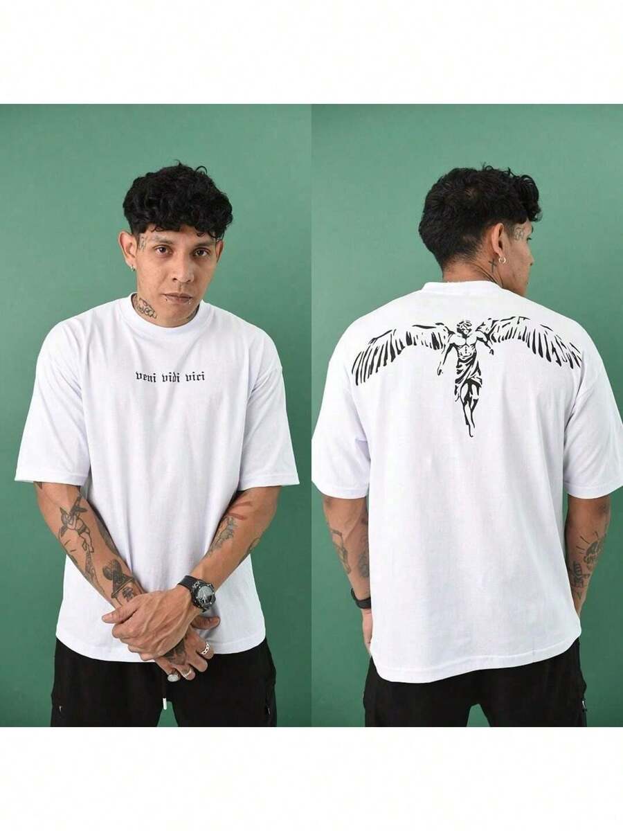 Oversized Shirt Streetwear Oversize Wide Shirt #003 - White - View 1