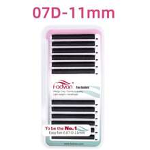 FADVAN Fadvan Easy Fanning Eyelash 0.05/0.07/0.10 C/D 9-17mm 15-20mm Mix Extensions Blooming Eyelashes Flare Eyelashes Russian Volume Auto Fan Eyelashes Natural Cilia Silk Lashes ,Natural, Lash Tech Supplies