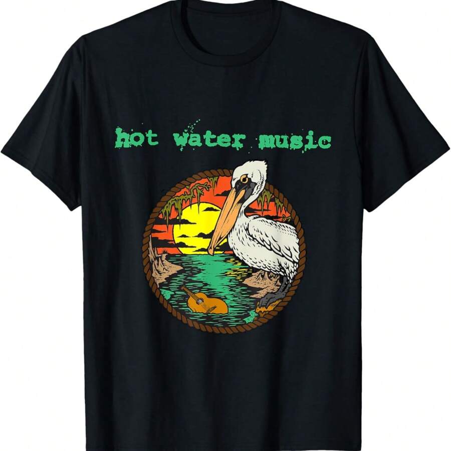 Hot Water Music T-Shirt - Black - View 1