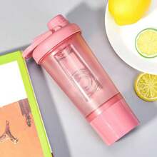 Botella agitadora para proteína de 500ml, botella agitadora, botella mezcladora de batidos de fruta con bola mezcladora, a prueba de fugas, botella deportiva portátil para fitness, botella de agua para exteriores