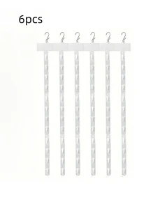 4/6/10 peças, Faixa de plástico para pendurar em exposição de supermercado - Ganchos e clipes para produtos, incluindo ganchos, suprimentos de compras