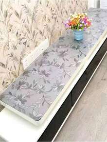 Mantel de mesa de vidrio suave, mantel de mesa transparente de PVC, a prueba de agua y a prueba de aceite, cubierta de mesa rectangular clara para cocina y comedor - Blanco - Ver 5