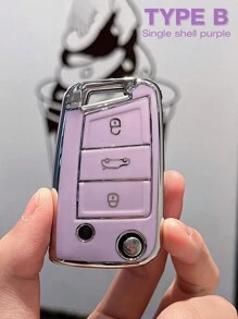 1 件 TPU 汽车钥匙套，适用于新款宝来速腾 Polo 钥匙套，探索，柔软 TPU 保护，理想礼物 - 均碼 - 查看 5