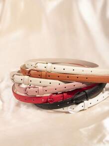 1pc Women's Fashion Versatile Belt, New Korean Elegant Style Decor For Jeans, Pants, Small Waist Belts