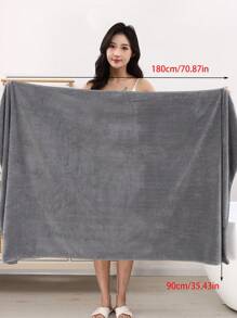 1 chiếc khăn tắm thường ngày dành cho người lớn cỡ lớn 90cm * 180cm, vật dụng thiết yếu trong gia đình, trang trí phòng tắm, trang trí mùa thu, trở lại trường học cho tiệm làm đẹp, khăn tắm phòng tắm tại nhà cho tiệm làm đẹp, thể thao khách sạn, vật dụng thiết yếu trong gia đình, khăn tắm, khăn tắm chăm sóc da - màu xám lúa mì - Xem 2