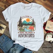 Camping Shirt, It's Time To Make The Great Adventures, Camping Lover Gift, Happy Camper, Camper Gift, Camping Life, Camping Crew, CAM077F01