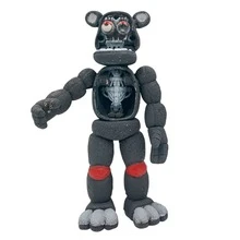 Figura Five Nights At Freddy's Lefty Freddy Articulado Luz - Negro - Ver 3