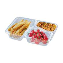 10/20/50 件带盖餐食准备容器，3 格可重复使用食品储存容器分隔塑料便当盒午餐盒外带盒，食品容器，午餐盒，可堆叠，便当盒，微波炉 - 彩色 - 查看 8