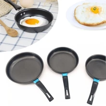 Mini Egg Pan Non-Stick Hotcake Pan 14cm/16cm/18cm, Egg Frying Pan, Mini Omelette Maker, Omelette Pan, Non-Stick Aluminum Pan For Crepes And Eggs - 黑色 - 查看 2
