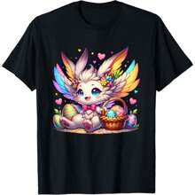 Easter Axolotl Bunny Ears Eggs T-Shirt