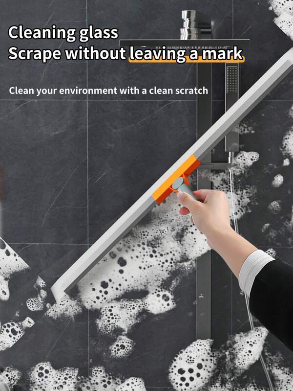 Multifunctional Floor Silicone Magic Broom Dry And Wet Wiper Sweep Broom Home Bathroom Decor Summer Back To School