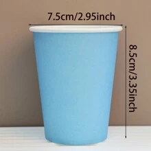 10/20/60pcs,Sage Green Paper Cups - 9oz Disposable Coffee Cups Paper Cups For Hot Drinks/Cold Cups - Disposable Cups 280 GSM Hot Tea Cups & Coffee Cup To Go - Paper Party Cups - Sage Green - View 5