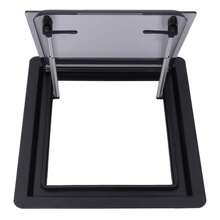 YUNRUX Okno uchylne do kampera 450x500mm, okno boczne do kampera, okno uchylne do kampera, okno do kampera - Czarne - Zobacz 7