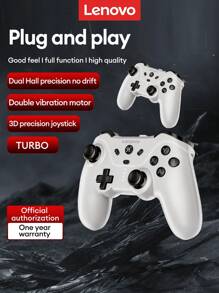 Lenovo 联想 P01 黑白游戏控制器，低延迟，高精度操纵杆，TURBO 灵敏控制，霍尔效应传感器，3 档调节，有线游戏手柄兼容 Switch、电视、Android - 彩色 - 查看 12