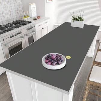 1片装大号硅胶厨房台面垫，防滑耐热桌面保护垫，多用途垫，厨房家居用品