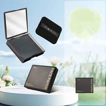 100pcs Oil-Absorbing Paper Face Oil-Absorbing Non-Absorbing Makeup Face Makeup With Loose Powder Bamboo Charcoal With Mirror Puff Storage