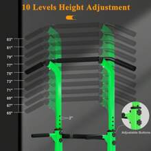 DlandHome Sport Power Tower, Pull-Up Bar Dip Station For Strength Training, Power Tower For Home Gym Fitness, Green - 綠色 - 查看 2