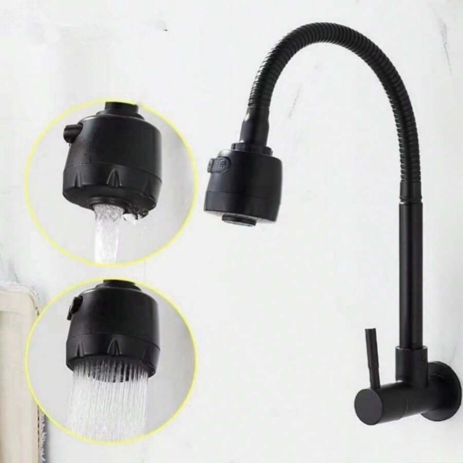Gourmet Kitchen Faucet Metal Wall Or Countertop Stainless Steel Promotion - Multicolor - View 1