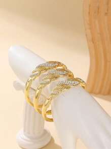 1 pieza Pulsera elegante con adorno de strass, joyería delicada para mujer, accesorio del Día de San Valentín