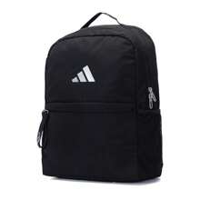 Adidas SP BP 二合一背包，休闲包 JE3224，男女通用 - 黑色/金屬銀 - 查看 1