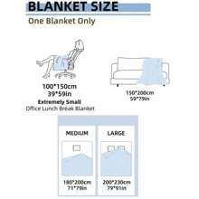 1入簡約條紋&格子&印花柔軟暖和被子,床和沙發多功能使用,適用於客廳和臥室家具裝飾