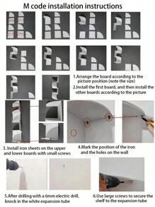 1 kệ góc tam giác gắn tường sáng tạo, kệ sách hình bán nguyệt nhiều lớp, thích hợp cho phòng khách, phòng học, trang trí góc tường phòng ngủ - Nhiều màu - Xem 5