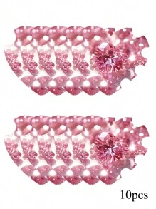10 Piezas Tarjetas de Exhibición de Arte de Uñas con Forma de Corazón, Accesorio de Fotografía Artesanal de Uñas, Tablero Mostrador para Exhibición de Uñas Postizas, Accesorio de Salón de Manicura, Tablero de Exhibición para Selfies de Uñas