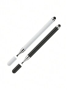 High Precision Silicone Round Disc Tip 2-In-1 Stylus Pen For Phone & Tablet, Capacitive Stylus Pen Compatible With Apple IPad, Tablet, Drawing, Painting, Writing