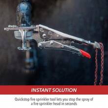 Commercial Fire Sprinkler Heads Shutoff Tool For Managing Accidental Fire Sprinklers Activation And Water Damage, Works On Upright, Pendant And Sidewall Sprinklers And Recessed Heads - 1 - 查看 3