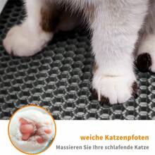 1pc Extra Large Double-Layer Cat Litter Mat, Thick Waterproof Anti-Splash Mat, Leakage Prevention Mat For Cat Litter Box - Multicolor - View 7