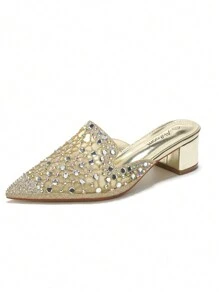 Damesschoenen met spitse neus, minimalistische luxe niche, elegante schoenen met hoge hakken, casual, dagelijks gebruik, stijlvolle sandalen, zomersandalen voor dames