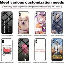 Funda personalizada y exclusiva compatible con Samsung Galaxy S24 Ultra S24+ S24 S23 S22 S21 S20 FE Ultra S10 S9 S8 Plus, con vidrio templado, personalizada para regalos de San Valentín, cumpleaños, Navidad, con foto y logotipo empresarial, con textura mate