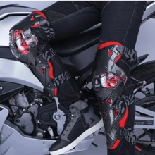 Motorcycle Knee Pads Riding Knee Protection Motorcycle Kneepads With Removable Lining Knee Pad Protector Guard Motocross Knee Protective Gear Motorbike Kneepads Anti-Fall Motorcycle Accessories Essential Rider Gifts For Riding - A - View 6