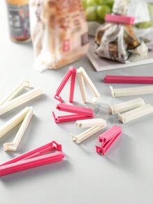 12pcs/Set Sealed Bag Clips, Multicolor Set