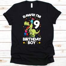 9th Birthday Shirt, 9th Birthday, Birthday Shirt, Dinosaur Shirt, Dinosaur Birthday, Dinosaur Birthday Shirt, Dinosaur Party