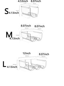 1 件豪华 Lucite 酒架，适用于家用冰箱