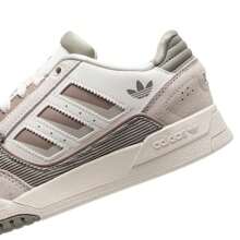 Adidas Originals DROP STEP LOW 2.0 三葉草男鞋女鞋 運動鞋輕盈耐磨低筒板鞋情侶休閒鞋 JP9971 - 白/粉棕/卵石銀灰 - 查看 8