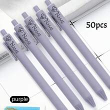 LICVIC 1/2/5/10/20支装定制刻字彩色圆珠笔，个性化儿童姓名圆珠笔，定制中性笔，教师用笔，现代可爱，适合生日礼物、教师节礼物、毕业礼物、返校用品、日常上学、办公用品，送给男士/女士、孩子、朋友、学生、员工、老师、同事的创意礼物，书写舒适，多功能，圣诞礼物 - 風格A - 查看 85